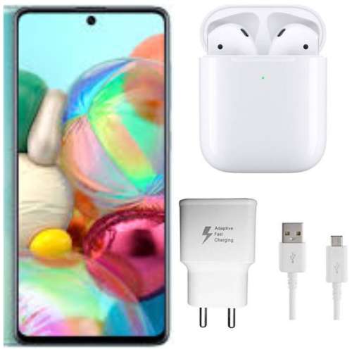 BEAUTIFUL SAMSUNG GALAXY A71, 128GB, 6GB, 64MP, 4 CAMEEAS, FREE EAR BUDS