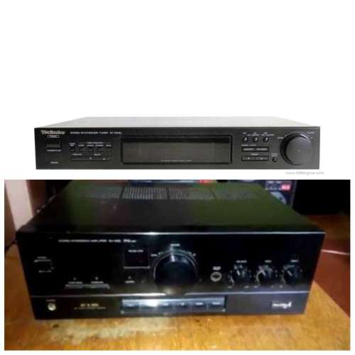 Legendary Technics SU-120 Amplifier and Technics ST-X302 Tuner