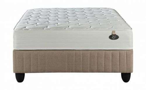 King Koil Beech MK11 Firm Queen Bed Set Standard Length in materially almost new. Used for a month