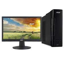 Complete Acer Aspire XC-704 Desktop System 4gb, 500gb, windows 10 pro,