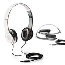 Lyric Foldable Headphones - White