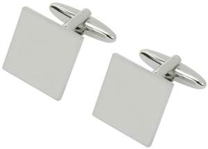 Rhodium Plated Cufflinks