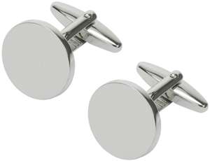 Rhodium Plated Cufflinks