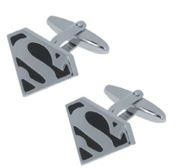 Superman cufflinks in presentation box