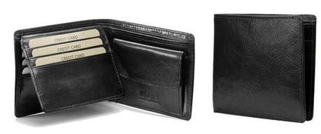 Italian Leather Wallet with credt card Flap and Coin Purse