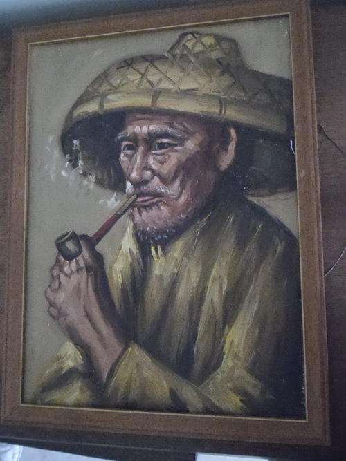 Oil Painting old man
