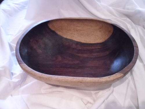 large wooden salad bowl