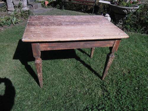Old oregan wood kitchen table