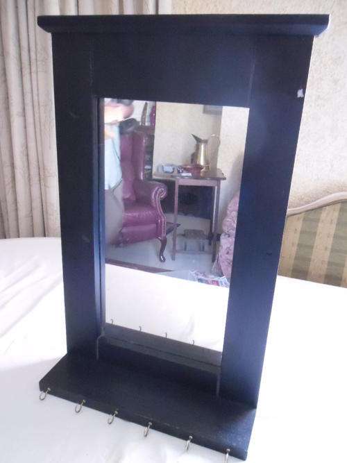 Hall mirror with shelf