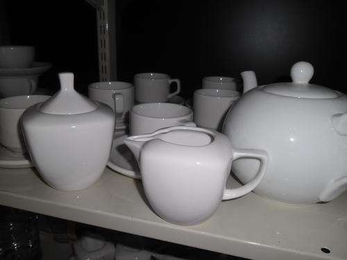 Classic white tea set