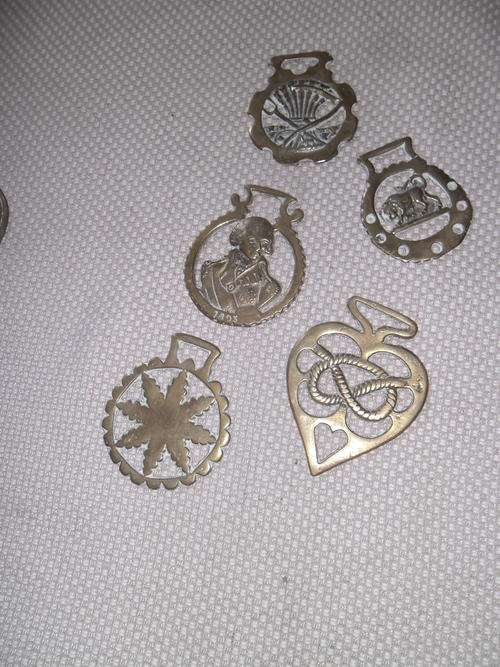 5 X Equestrian Horse brasses 2