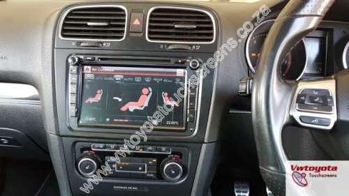 VW Golf 6 GTI Radio , 8 inch GPS / DVD Navigation touch screen, FREE REVERSE CAMERA