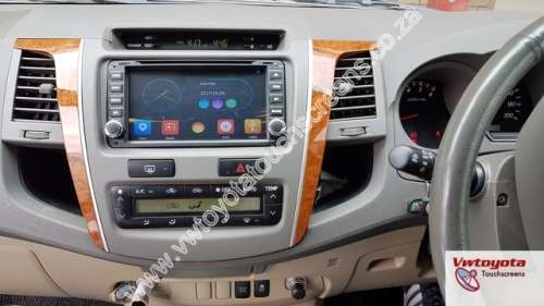 Toyota Fortuner / Hilux GPS DVD 7 inch Navigation Touch Screen Radio, FREE REVERSE CAMERA