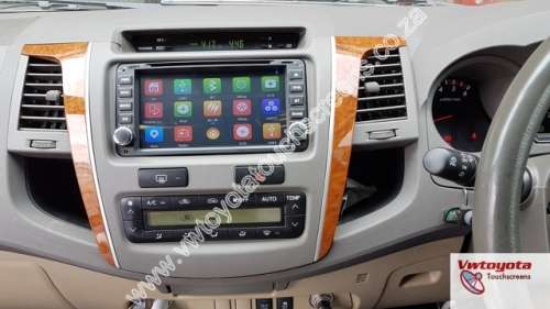 Toyota Fortuner / Hilux GPS DVD 7 inch Navigation Touch Screen Radio, FREE REVERSE CAMERA