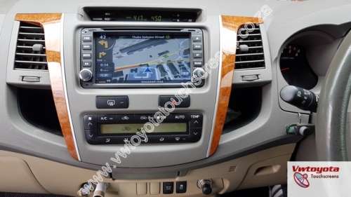 Toyota Fortuner / Hilux GPS DVD 7 inch Navigation Touch Screen Radio, FREE REVERSE CAMERA