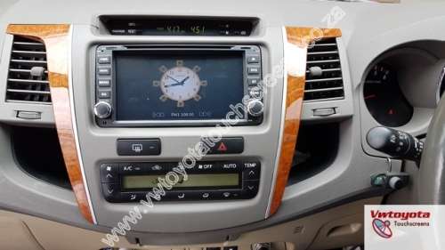 Toyota Fortuner / Hilux GPS DVD 7 inch Navigation Touch Screen Radio, FREE REVERSE CAMERA