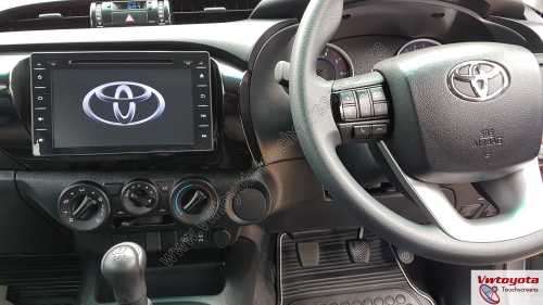 8 inch Toyota Hilux 2016 - 2018 GPS DVD Navigation System, FREE REVERSE CAMERA