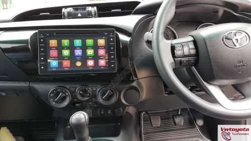 8 inch Toyota Hilux 2016 - 2018 GPS DVD Navigation System, FREE REVERSE CAMERA