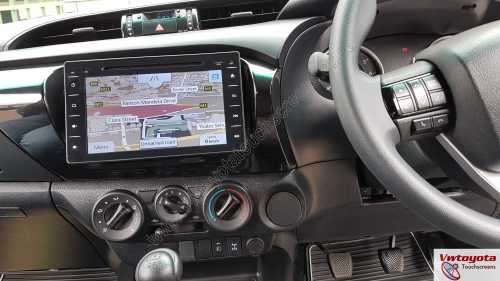 8 inch Toyota Hilux 2016 - 2018 GPS DVD Navigation System, FREE REVERSE CAMERA