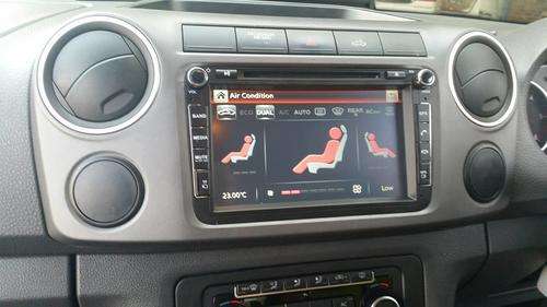 VW AMAROK 8 Inch double din SATNAV DVD Player Radio and GPS - FREE REVERSE CAMERA!