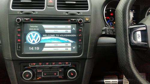 VW GOLF 6R 8 Inch SATNAV DVD Player Radio and GPS - FREE REVERSE CAMERA!
