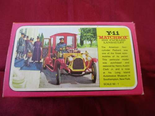 MATCHBOX CAR - 1912 Parkard Landaulet