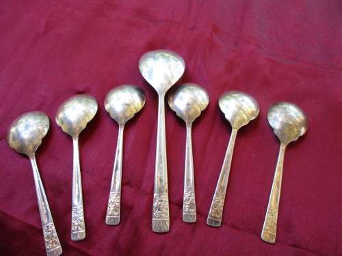 SET OF EPNS FRUIT SPOONS