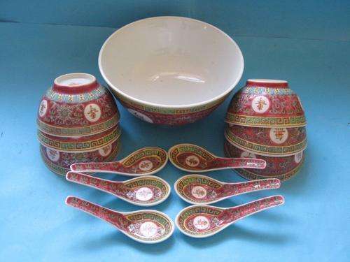 CHINESE RICE BOWL SET
