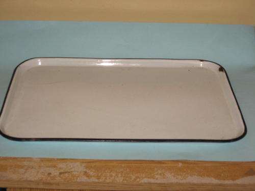 LARGE ENAMEL TRAY