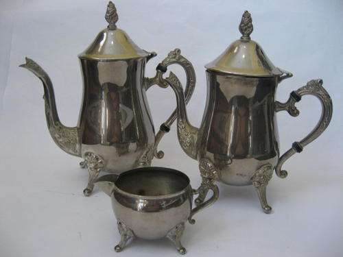 SILVERPLATED TEA SET