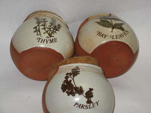 SET OF HERB JARS