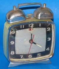 ENAMEL ALARM CLOCK