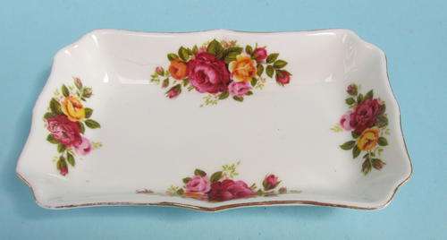 COTTAGE ROSE  DISH