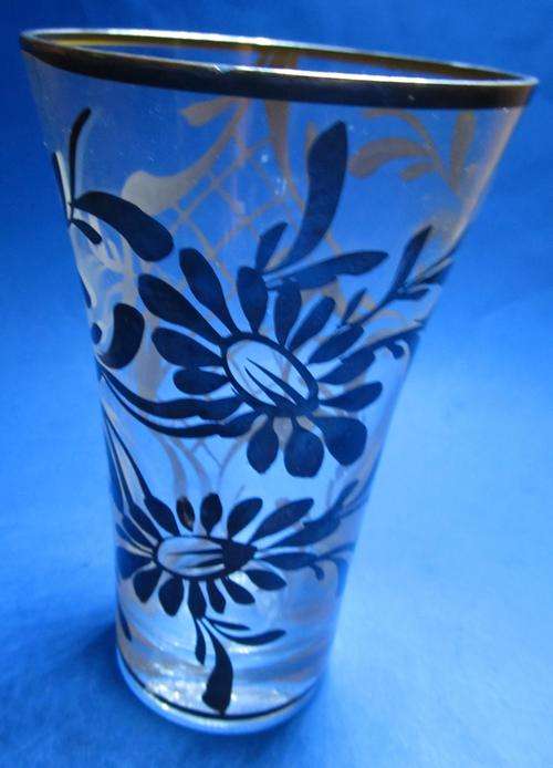 SILVER OVERLAY VASE