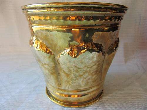 DECORATIVE BRASS JARDINIERE