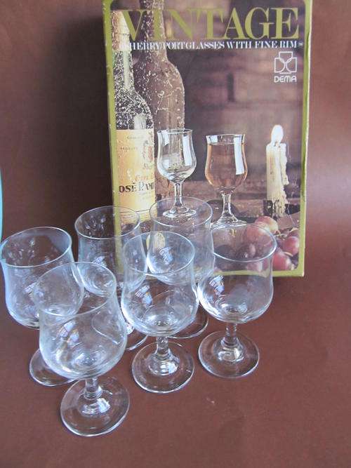 BOXED SHERRY/PORT GLASSES