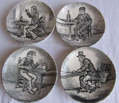 DELFT PLATES - ROYAL SPHINX BY BOCH BELGIUM