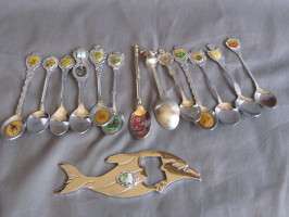 COLLECTION OF COLLECTOR'S SPOONS & OTHER