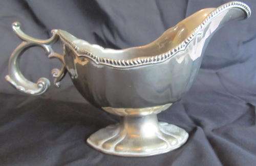 SILVER PLATED GRAVY BOAT