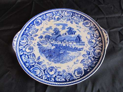 STRATFORD SHAKESPEARE COUNTRY CAKE PLATE