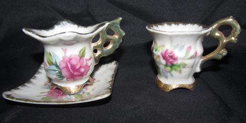 MINITURE CUPS AND SAUCER