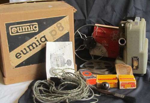 VINTAGE EUMIG 8MM PROJECTOR - WORKING