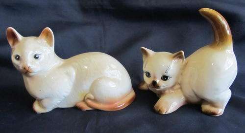 MOTHER AND KITTEN ORNAMENTS -FAIARTE