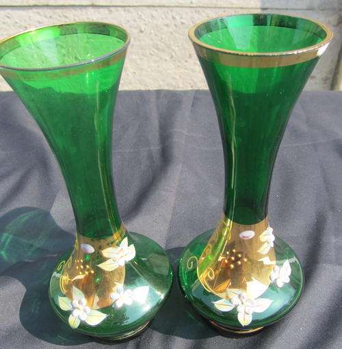 PAIR OF VENETIAN VASES