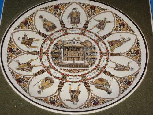 WEDGWOOD "Shakespeare Characters" PLATE