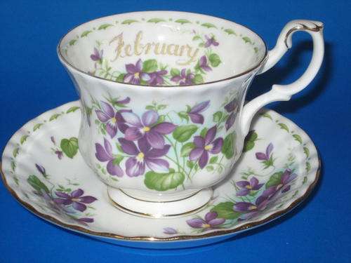 ROYAL ALBERT Flower of the Month DUO # 2