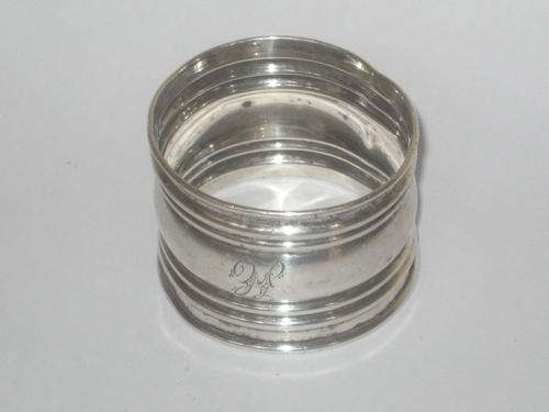 HALLMARKED SILVER SERVIETTE RING
