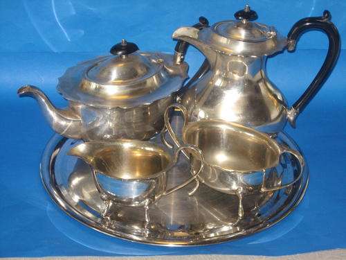 SILVER PLATED TEA SET