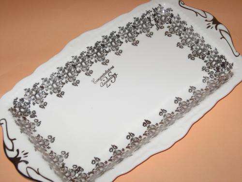 ROYAL ALBERT TRAY - 25th Aniversary