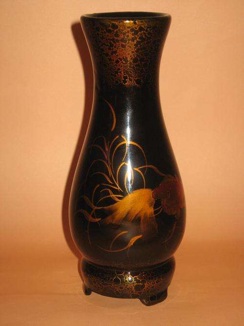 INTERESTING "Gold Fish" ORIENTAL STYLE VASE